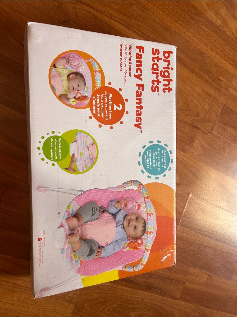 Bright Starts Fancy Fantasy Baby Seat - Pink Plush